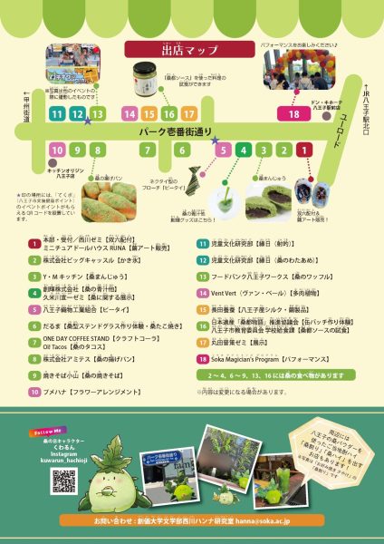 第4回桑の日ウェルフェスのポスターの裏面